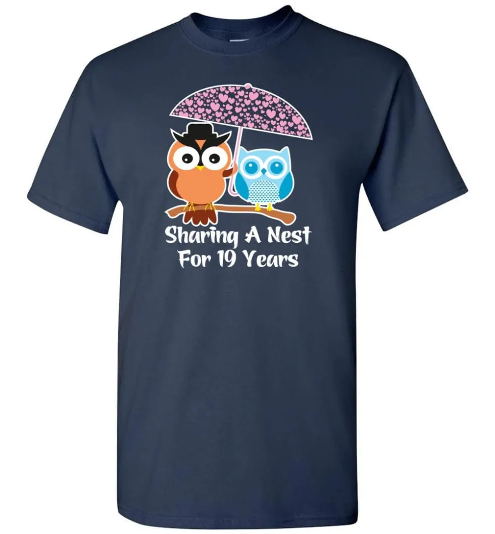 19 Years Wedding Anniversary Gifts Valentine's Day T-shirt