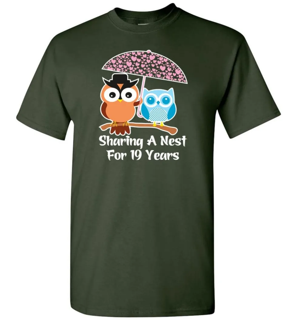 19 Years Wedding Anniversary Gifts Valentine's Day T-shirt