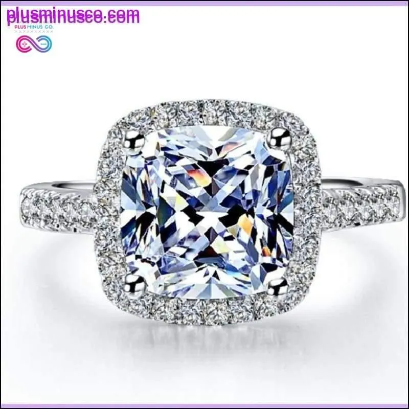 2 Carat Brilliant Cushion Cut Halo Style Diamond Ring ||