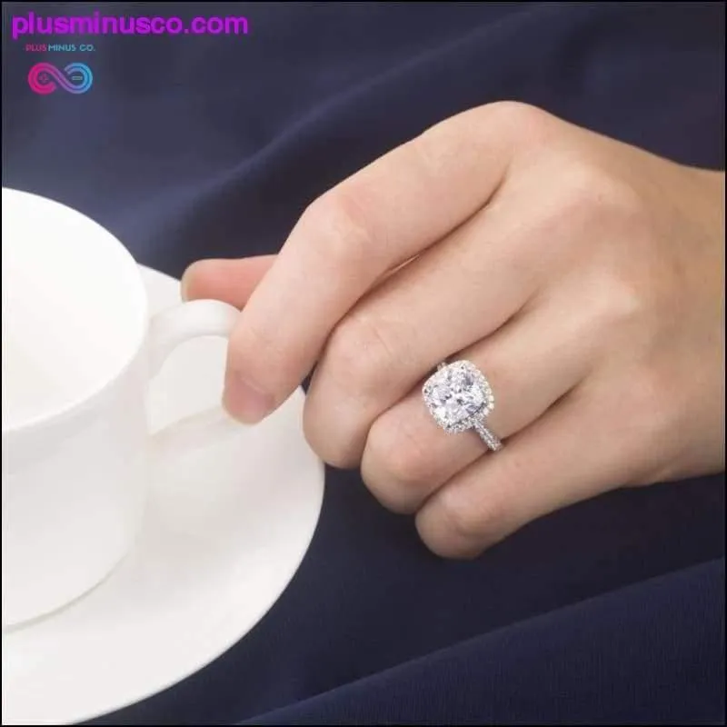 2 Carat Brilliant Cushion Cut Halo Style Diamond Ring ||