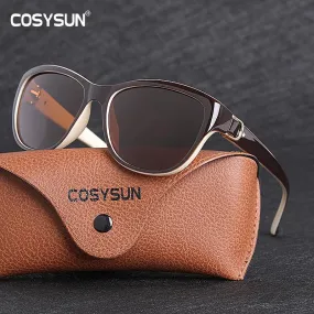 2021 Luxury Designer Women Sunglasses Polarized Cat Eye Lady Elegant Sun Glasses Female Driving Eyew