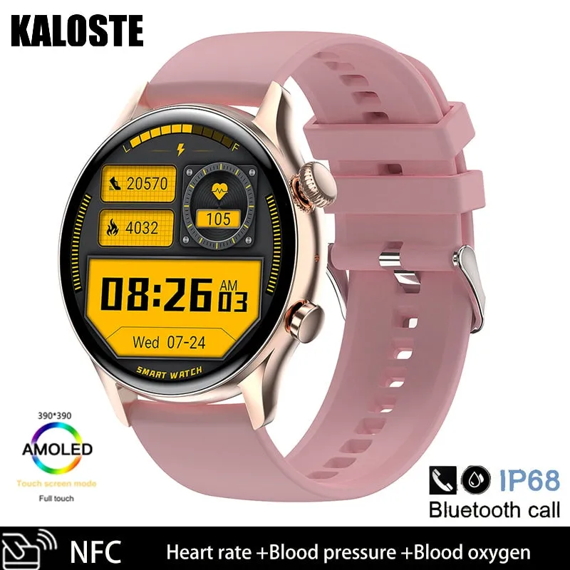 2022 Bluetooth Call Ladies Smart Watch Men Full Touch Screen Heart Rate Monitor Fitness Watches Smartwatch For Android IOS Women