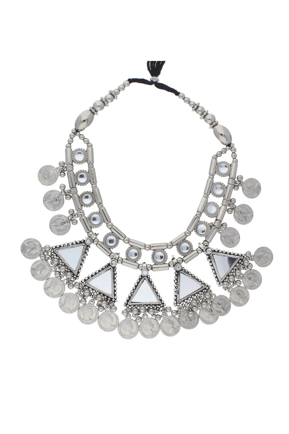 Alloy Necklace Set in Silver