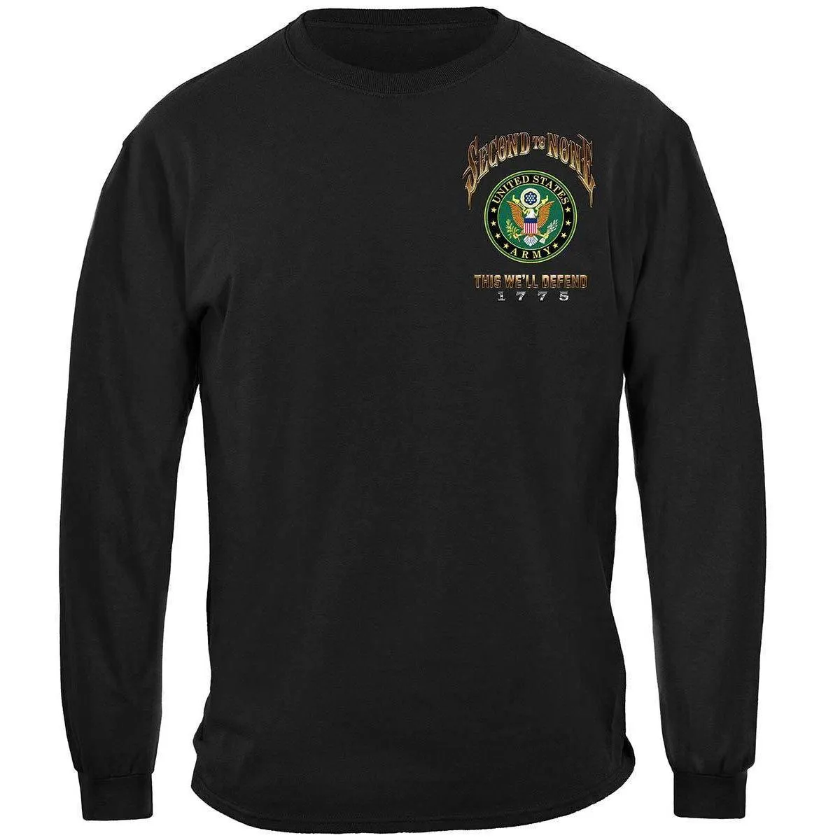 Army Second To None Long Sleeve with Army Insignia