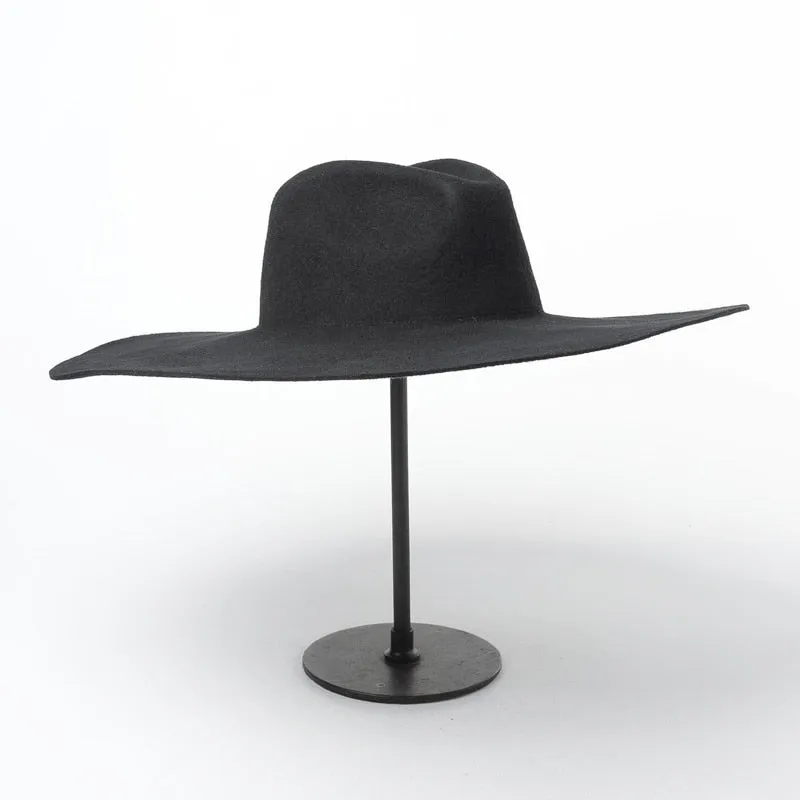 Australian Style Jazz Model 100% Wool Felt 14.5cm Large Brim Fedora