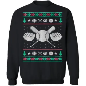 Baseball Ugly Christmas Sweater