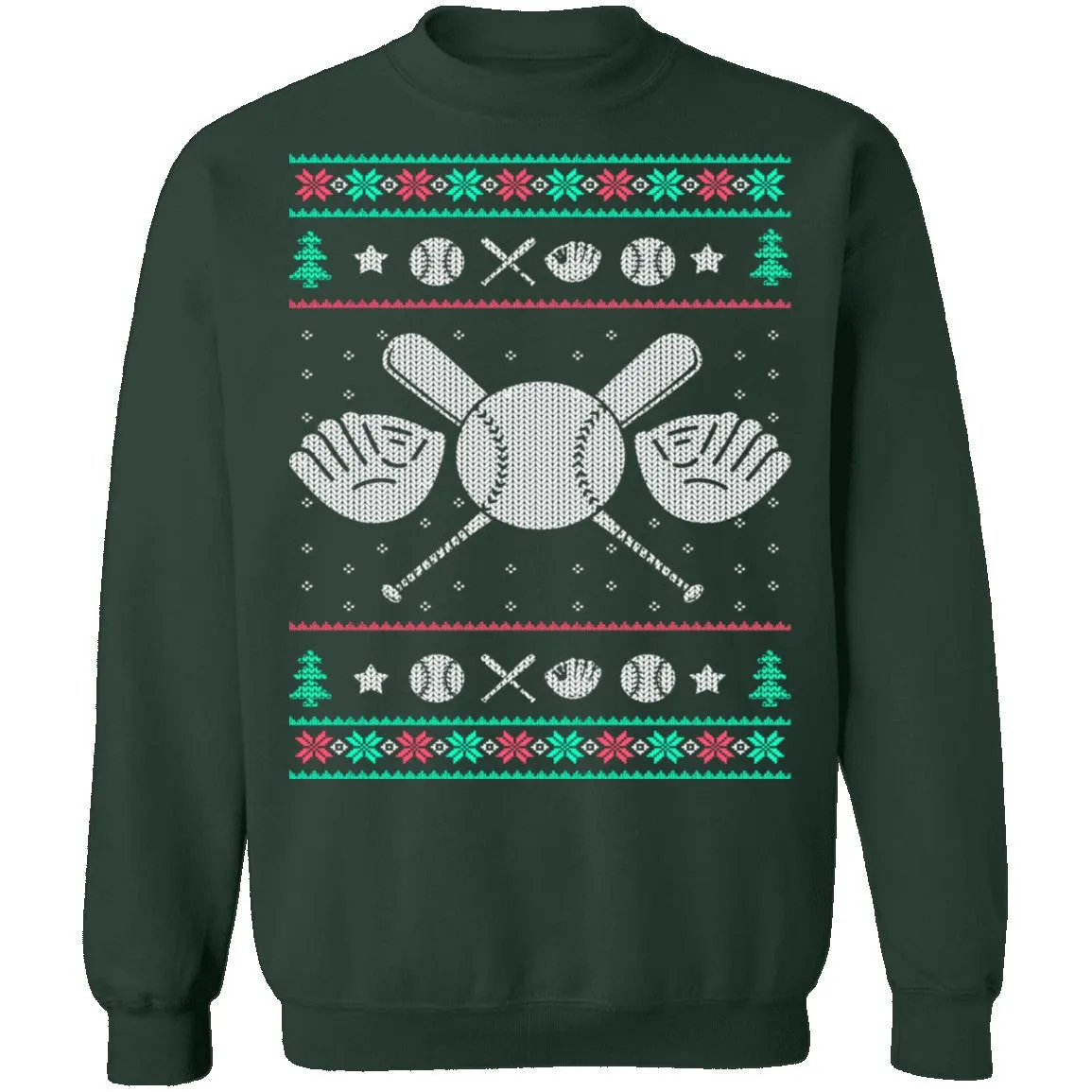 Baseball Ugly Christmas Sweater