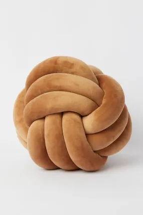 Beige Knot Cushion