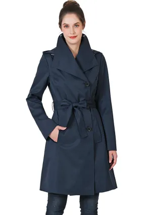 BGSD Women Jessie Waterproof Hooded Trench Coat