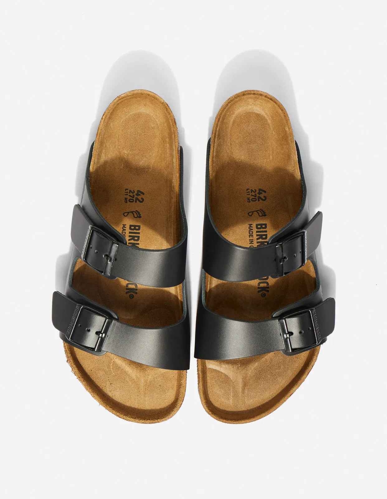 Birkenstock Arizona Natural Leather Black