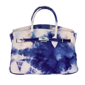 Birkin Style Tie and Dye Handbag