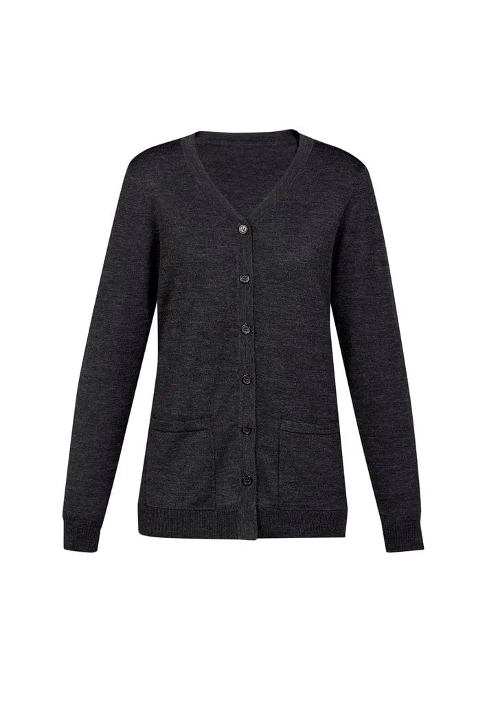 Biz Care Womens Button Front Cardigan CK045LC