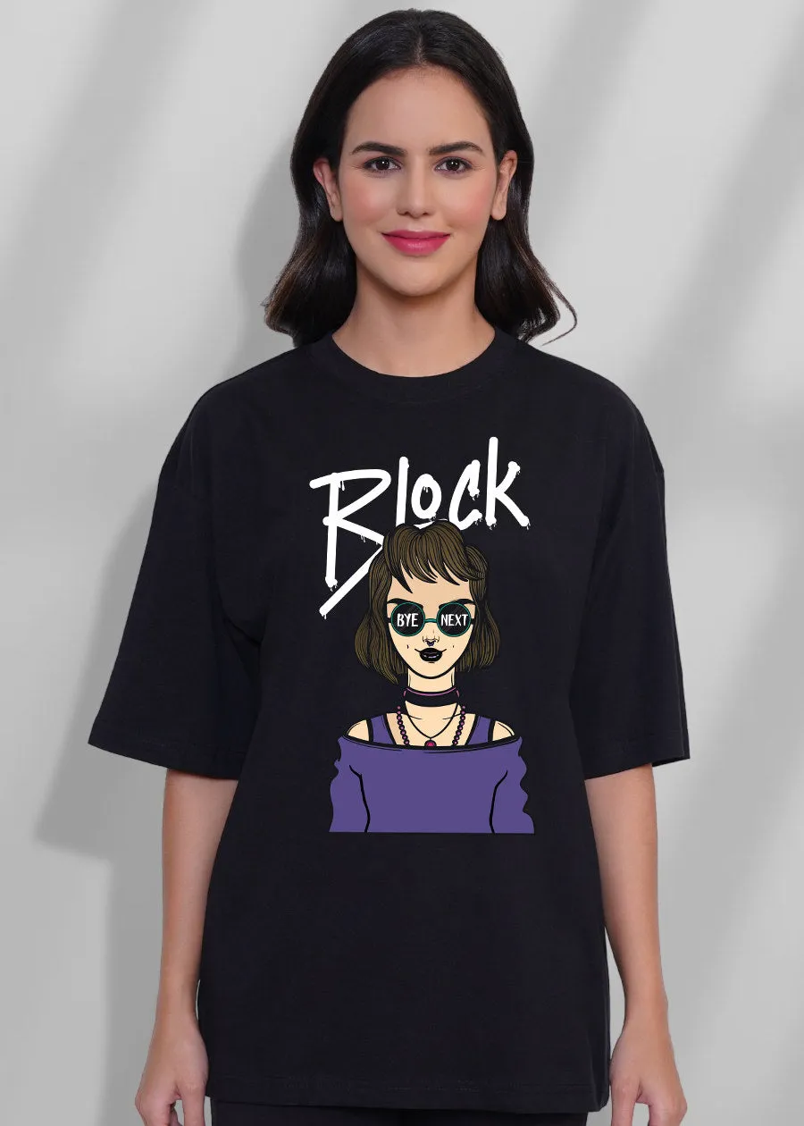 Block Women Oversized T-Shirt