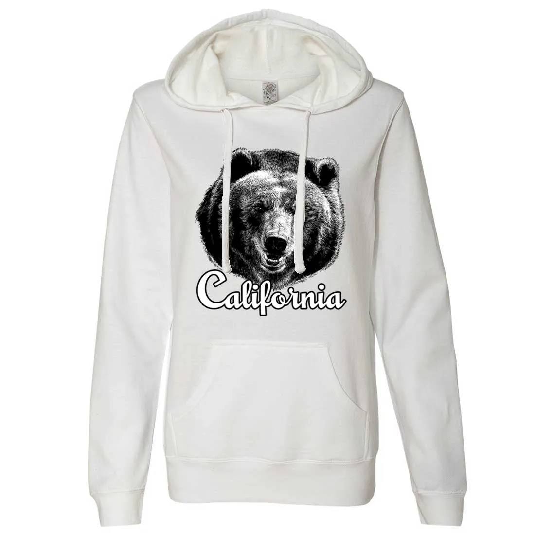 California Grizzly Bear Ladies Lt./Wt. Hoodie