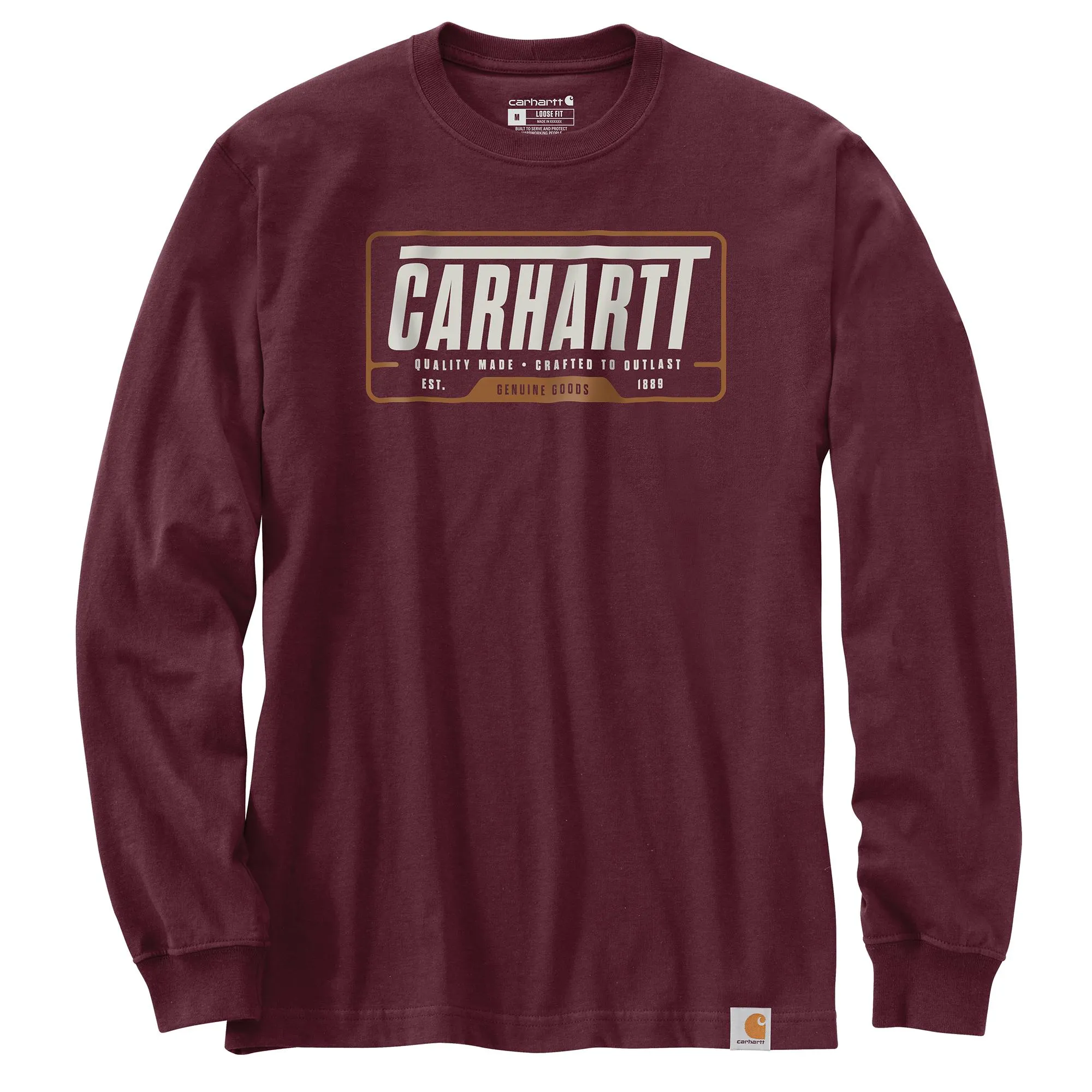 Carhartt Men's Loose Fit Heavyweight Outlast Long Sleeve T-Shirt