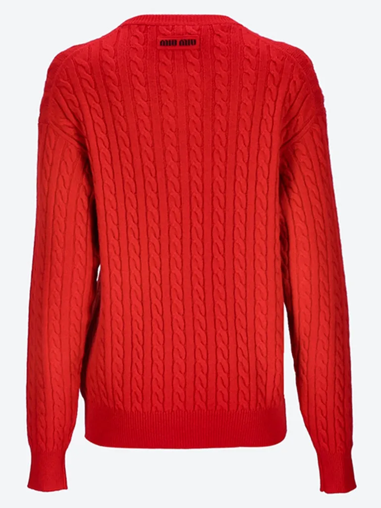 Cashmere crewneck sweater