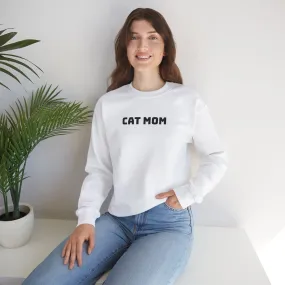 Cat Mom Printed Sweatshirt