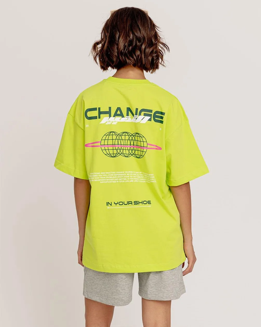 Change Printed Oversized Tee