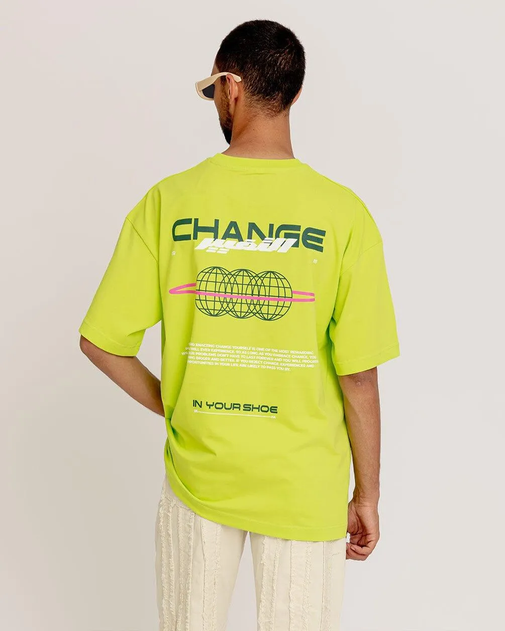 Change Printed Oversized Tee