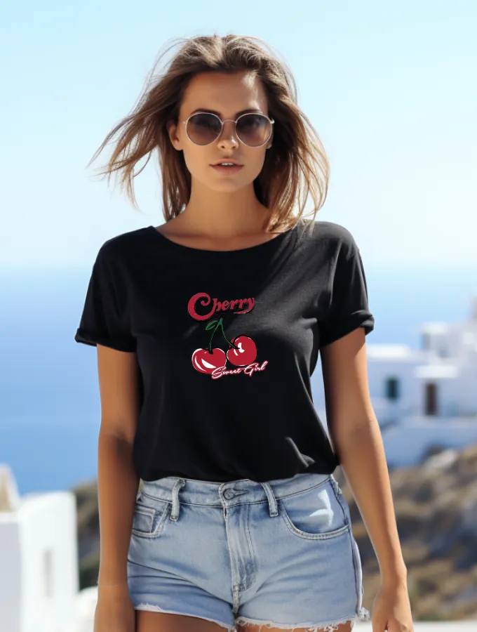 CHERRY BOMB TEE - BLACK