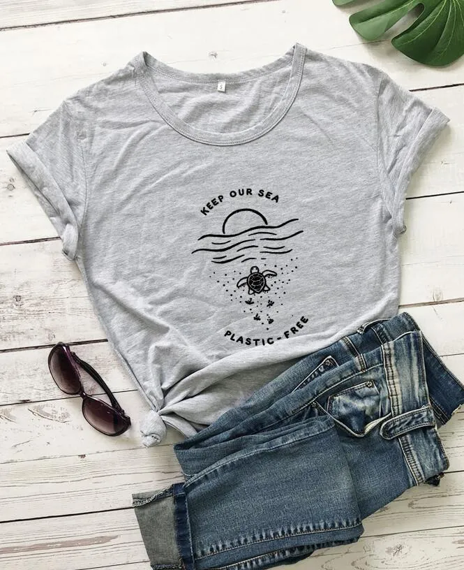 Cute Graphic Words Printed Tee Shirts