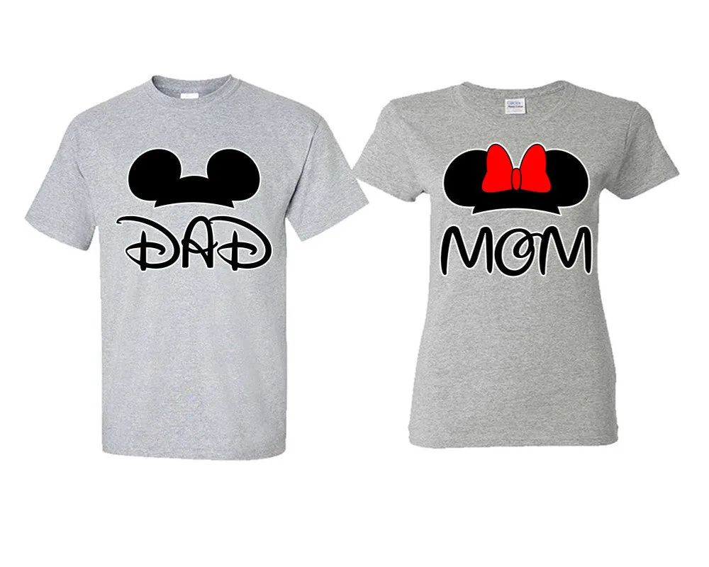 Dad and Mom Couple Matching Shirts, Design Man and Woman Shirts