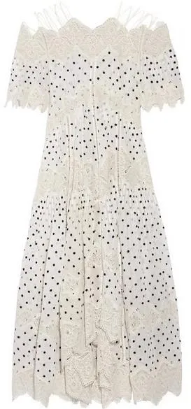 'Empire Papier' Polka Dot Cotton Dress