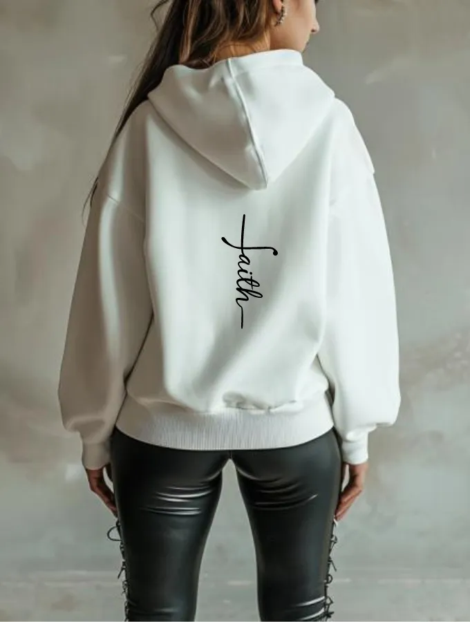 FAITH HOODIE - WHITE