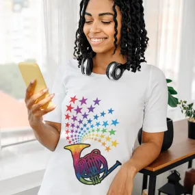 French Horns Rainbow T-Shirt