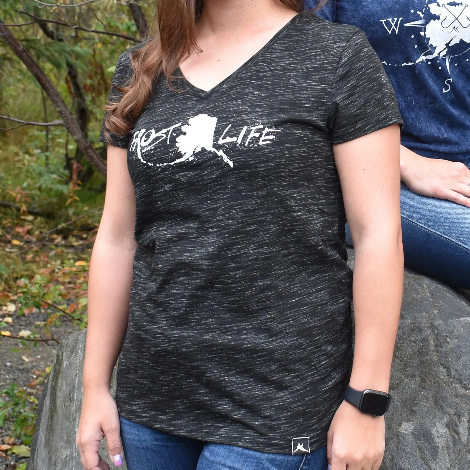 Frost Life Alaska Women's V-Neck Shirt