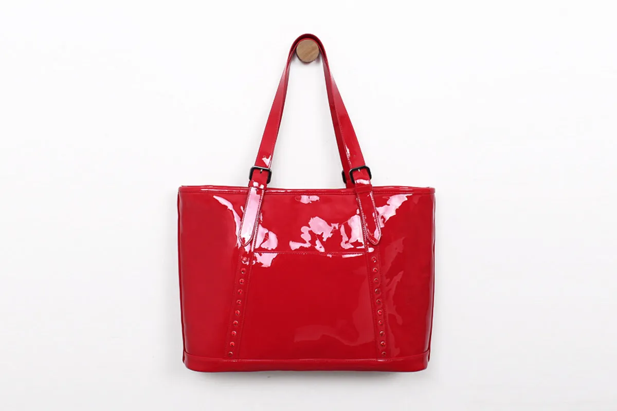 grace 8 red 15" shoulder bag