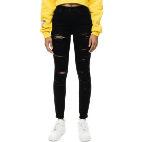 Heavy Ripoff Semi Basic Denim Pants - Deep Black