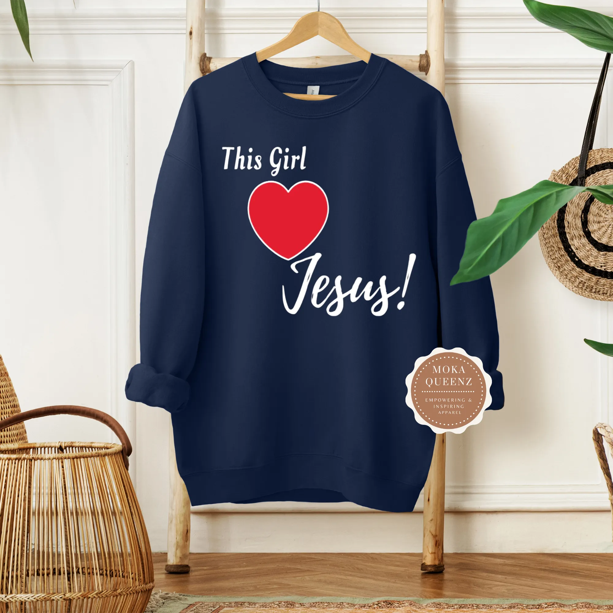 I Love Jesus Christian Sweatshirt