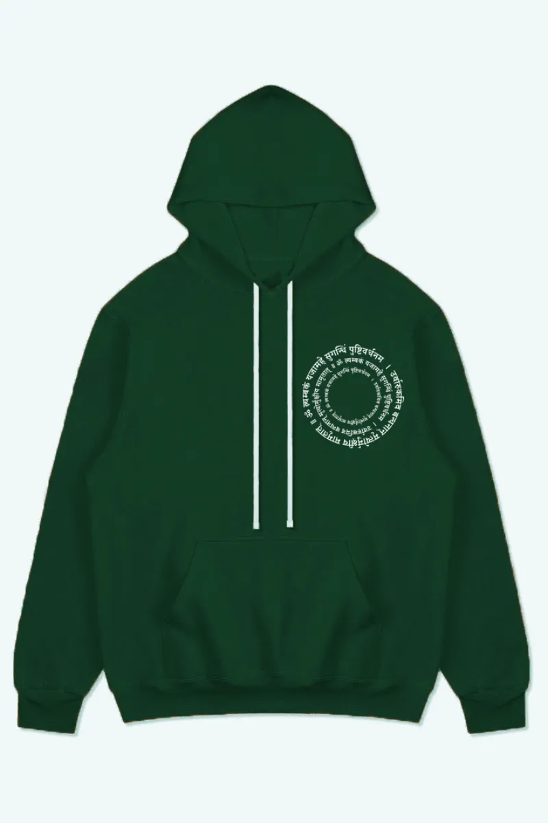 LORD SHIVA IMMORTAL OVERSIZED HOODIE (MILITARY GREEN)