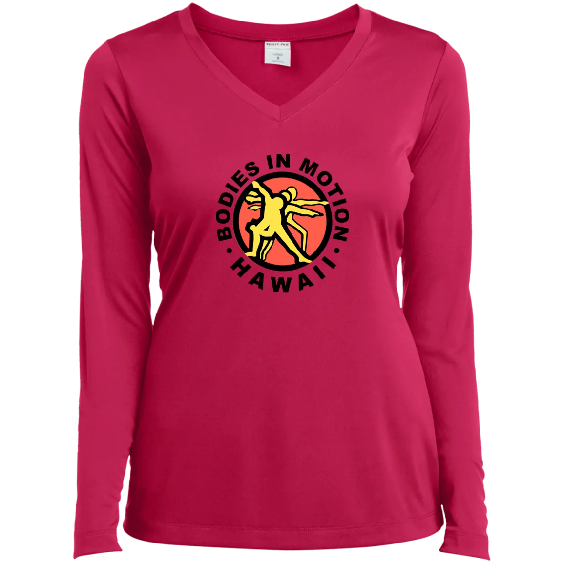 LST353LS Ladies’ Long Sleeve Performance V-Neck Tee