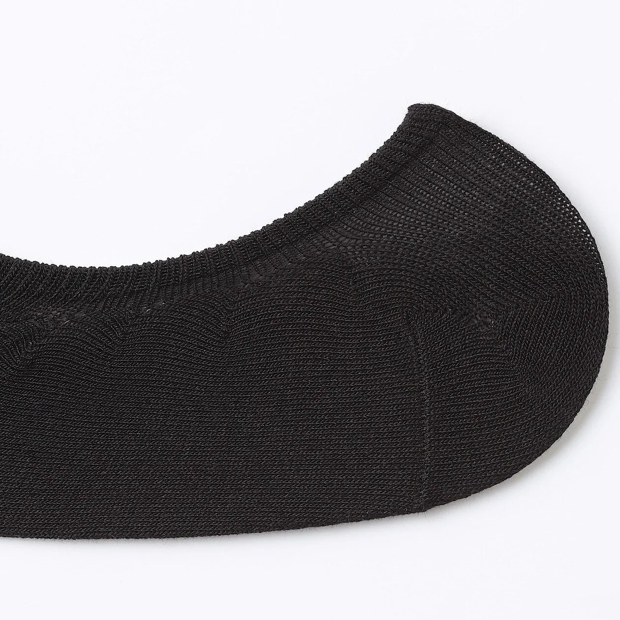 Non-Slip Wide Fit Cotton Blend No-Show Socks