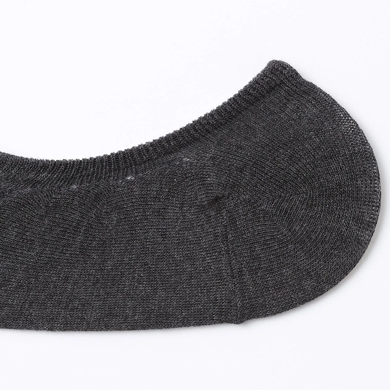 Non-Slip Wide Fit Cotton Blend No-Show Socks