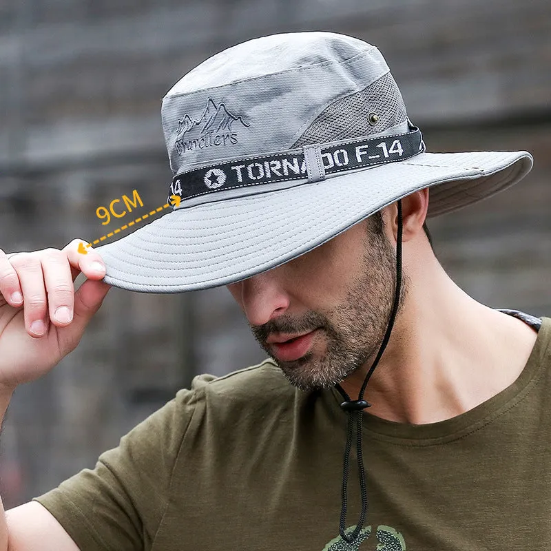 Outdoor Summer Fishing Waterproof Quick-drying Men's Hat