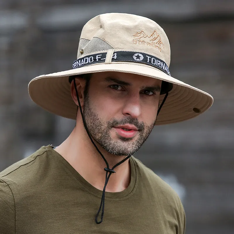 Outdoor Summer Fishing Waterproof Quick-drying Men's Hat