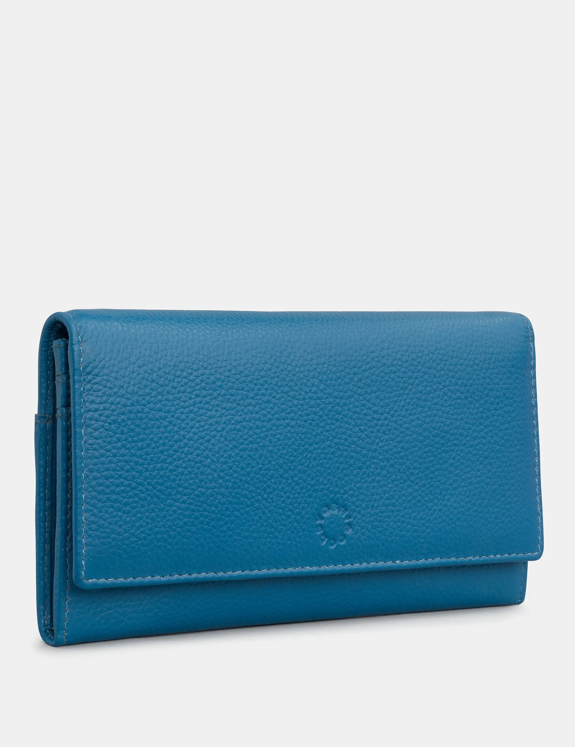 Petrol Blue Leather Hudson Purse