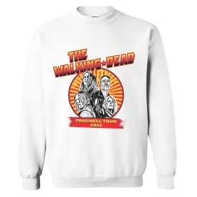 The Walking Dead Farewell Tour Band Fleece Crewneck Sweatshirt