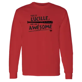 The Walking Dead Lucille Is Awesome Adult Long Sleeve T-Shirt