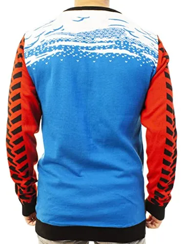 Ugly Christmas Party Sweater Off Roading Long Sleeve Sweatshirt-M Off Roading Red