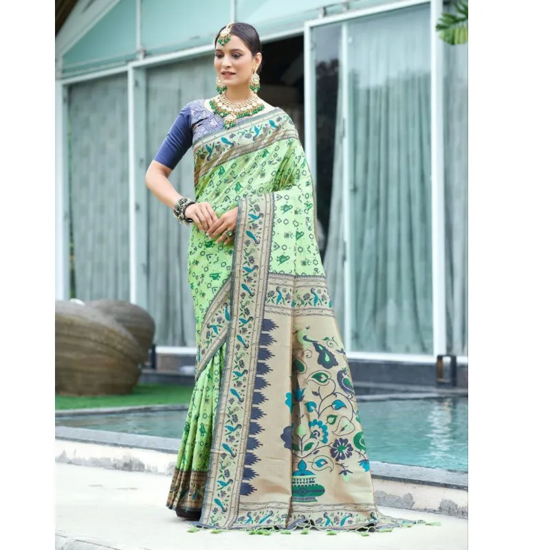 Women Banarasi Soft Silk Patola Saree