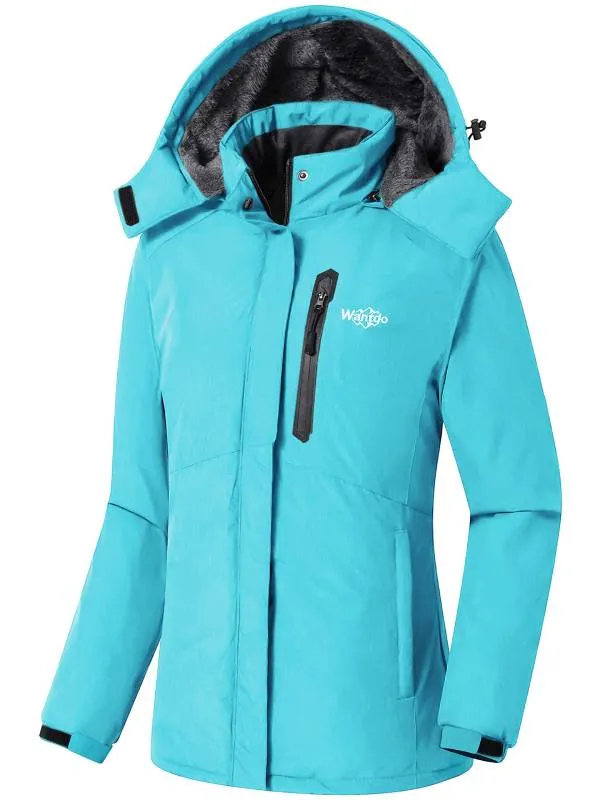 Women's Ski Jacket Winter Coats Fleece Lined Rain Jacket Atna 120