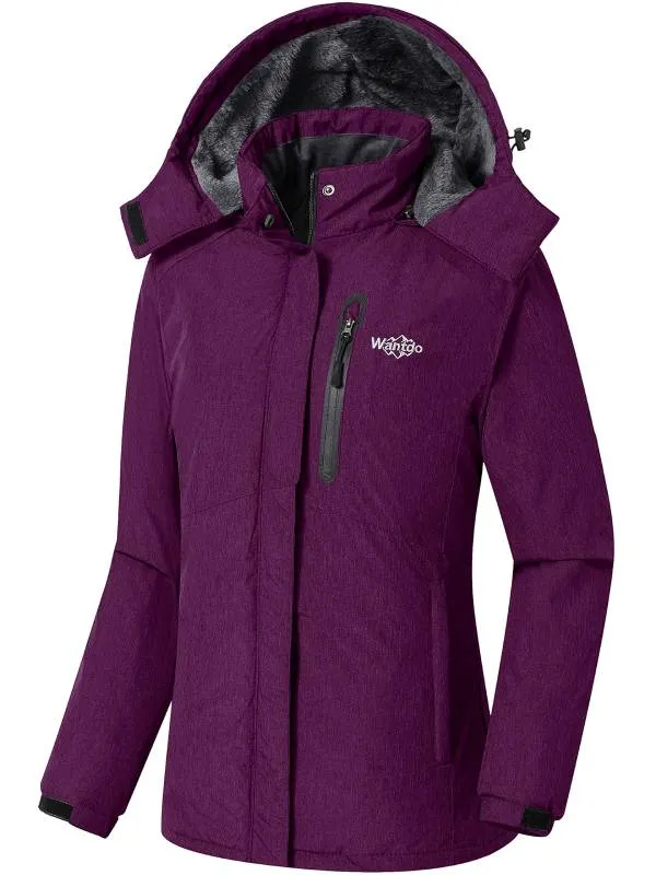 Women's Ski Jacket Winter Coats Fleece Lined Rain Jacket Atna 120