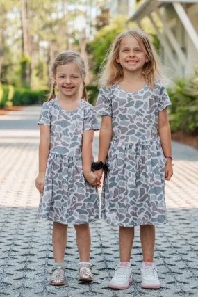 Youth Girls Dress - Classic Deer Camo